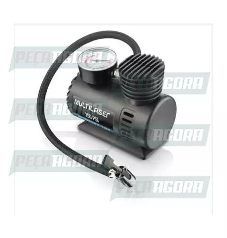 COMPRESSOR DE AR 12V PRETO - AU601 (453939)