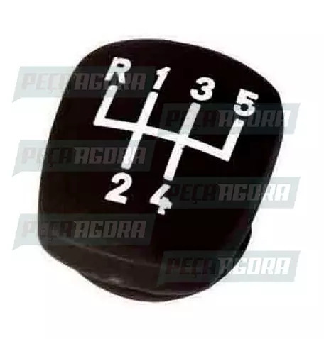 TAMPINHA BOLA CAMBIO PUNHO 05 MARCHAS RE CIMA MARROM (449751)