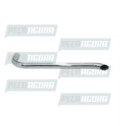 TUBO ESCAPAMENTO LATERAL 5'' 1750MM UNIVERSAL CROMADO TB1202 FABBOF (457752)