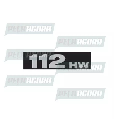 EMBLEMA PLASTICO CAPO ORIGINAL PARA SCANIA 112 ''112HW'' (528.789-HW)