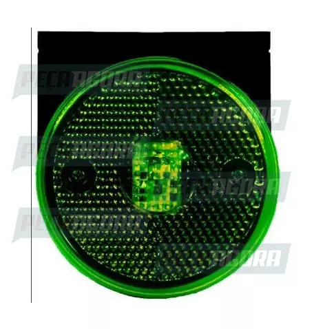 LANTERNA LATERAL CARRETA 2000 LED COM SUPORTE COM CONECTOR BIVOLT VD  - M SUL (4