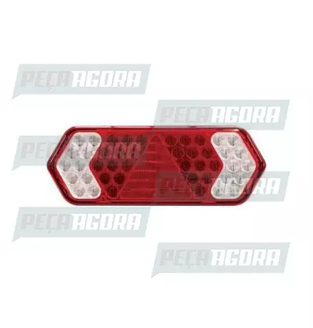 LANTERNA TRASEIRA CARRETA GUERRA IMPLEMENTAR COM LED BIVOLT DIREITO PRADOLUX PL1
