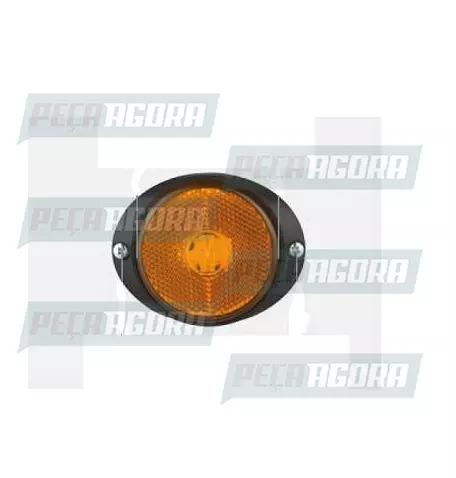 LANTERNA LATERAL ECLIPSE OVAL LED BIVOLT P/CONECTOR ACRILICO - AM BRASLUX (45388