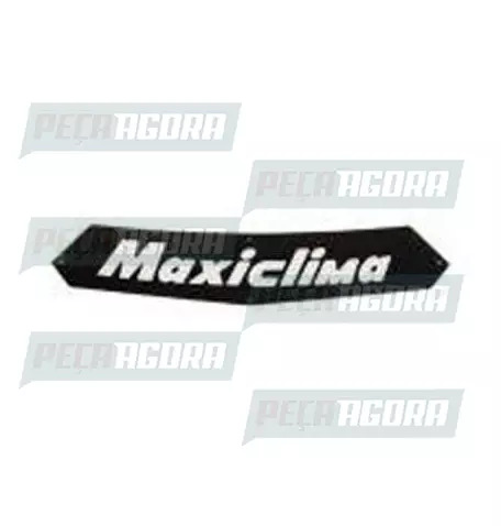 EMBLEMA ACRILICO MAXICLIMA P/TAMPA CLIMATIZADOR G5.5 FUME (445496)