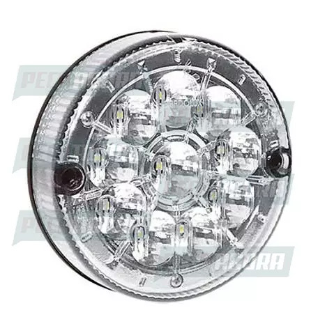LANTERNA TRASEIRA RANDON COM 10 LEDS 12V PS CRISTAL PRADOLUX PL0796 (451432)