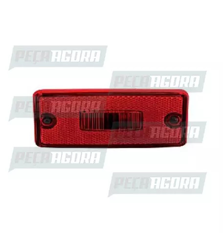 LANTERNA LATERAL FACCHINI RETANGULAR LED SOQUETE EXTERNO VM PL0606 PRADOLUX (444