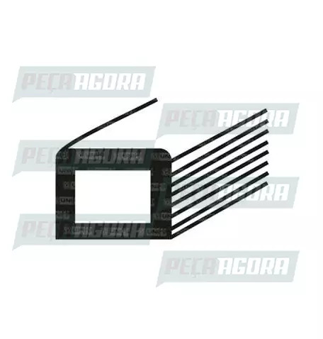 BORRACHA PORTA VOLKSWAGEN KOMBI ...75 ALTA COM FURO UNIFLEX (442511)