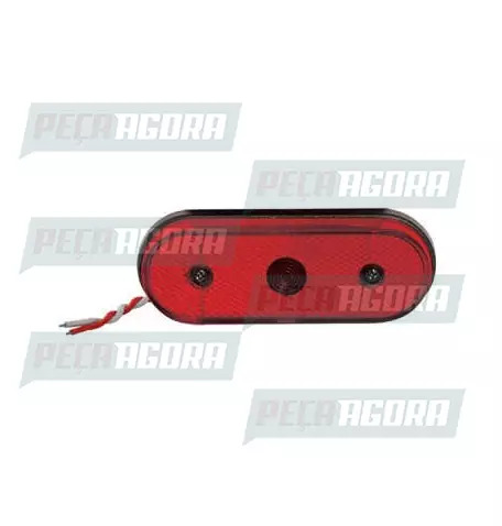 LANTERNA LATERAL FACCHINI OVAL COM LED SEM SUPORTE VM.PRADOLUX PL0608 (442028)