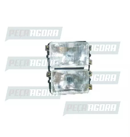 FAROL F1000/4000 DUPLO ESQUERDO VIDRO (455118)