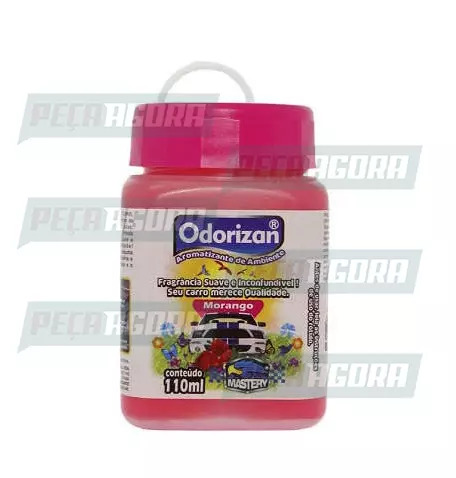 AROMATIZANTE LIQUIDO MORANGO POTE ALCA 110ML ODORIZAN (453632)