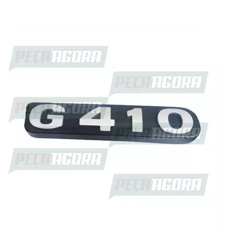 EMBLEMA PLASTICO GRADE CROMADO PARA SCANIA MODERNO ''G410'' (452298)