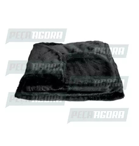 CAPA PELUCIA CHINIL BANCO S/LOGO F1000/4000 93/98 SO CARONA GAUCHA PRETA (457104