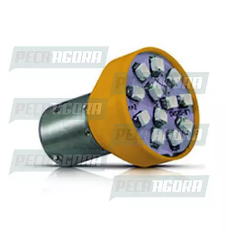 LAMPADA IMPORTADA 1141 12V 12 LEDS AMARELO (449127)