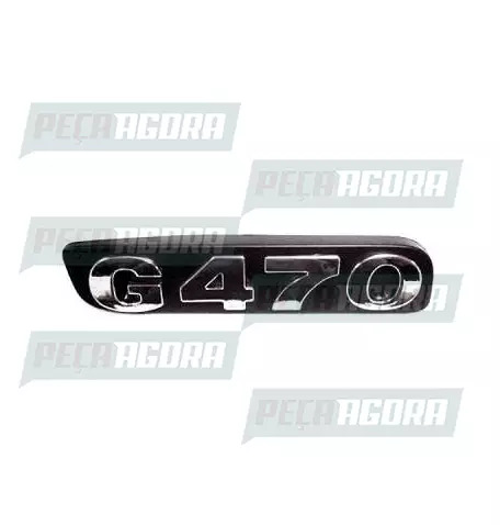 EMBLEMA PLASTICO GRADE CROMADO PARA SCANIA ANTIGO ''G470'' (452292)