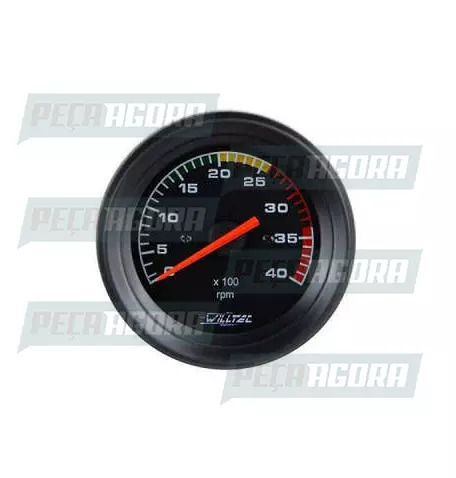 RELOGIO AGRALE TACOMETRO 0-4000 RPM BIVOLT 80MM PT (6008013705006)