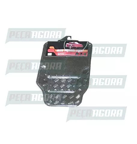 TAPETINHO CROMADO AUTOMOTIVO LINHA LEVE 5 PCS CINZA (454983)