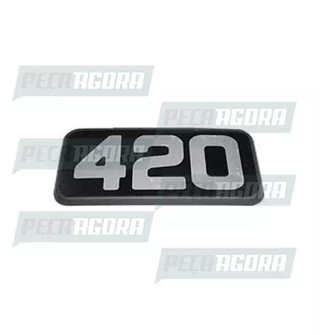 EMBLEMA ACRILICO FRONTAL ORIGINAL VOLVO''420'' (421930)