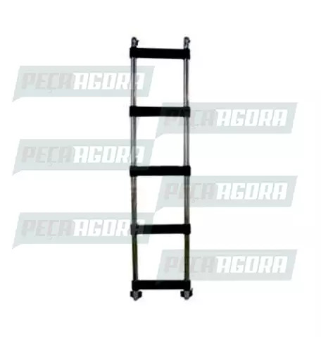 ESCADA TRASEIRA PRETA VOLKSWAGEN CONSTELLATION NICOLINI (423174)