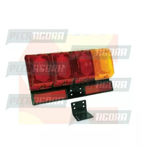 LANTERNA TRASEIRA 04 LENTES BAU GRANDE COM REFLETIVO VM RN (456950)
