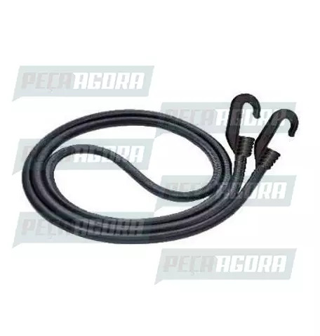 EXTENSOR ELASTICO 2MT GANCHO PLASTICO PRETO (445852)