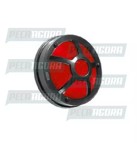 LANTERNA ESTRIBO PRETA 05 JANELAS - VM PL0512 PRADOLUX (443945)