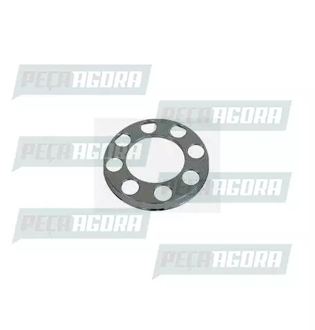 CALOTA DIANTEIRA 16 PLASTICA 08 FUROS PRATA (2TK601151Z31)