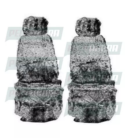 CAPA PELUCIA CHINIL BANCO S/LOGO SC114/124/HIGHLINE MOTORISTA/CARONA GAUCHA CINZ