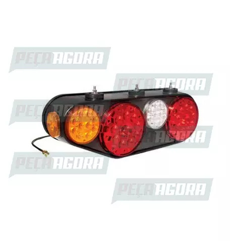 LANTERNA TRASEIRA NOMA/UNIVERSAL ACRILICO 10 LEDS DIREITO PRADOLUX PL2102 (44193