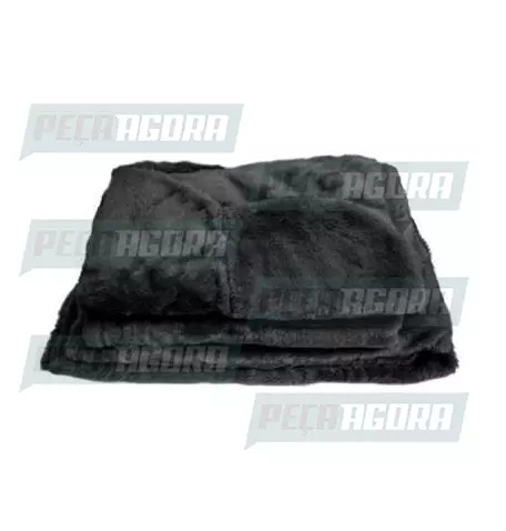 CAPA PELUCIA CHINIL BANCO C/LOGO VOLVO FH SO CARONA ATE 2009 GAUCHA PRETA (44708