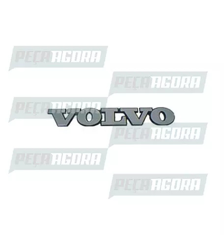 EMBLEMA PLASTICO LETRA CINZA VOLVO NL 2010/12 (1609377.)