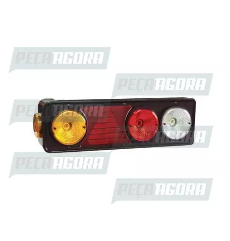 LANTERNA TRASEIRA KIT FACCHINI 28 LED COM TRIANGULO ESQUERDO  PRADOLUX PL2010 (4
