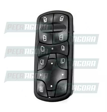 INTERRUPTOR ACIONAMENTO VIDRO MB ACTROS ESQ IMPORTADO (451555)