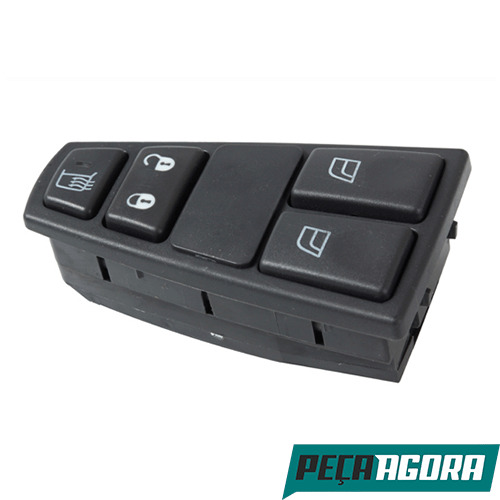 INTERRUPTOR BOTAO VIDRO ELETRICO LE ESQUERDO VOLVO FH12 FM12 NH12 (20752915)