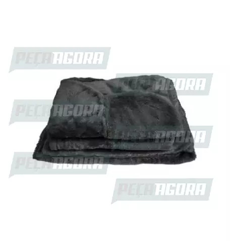 CAPA PELUCIA CHINIL BANCO S/LOGO KIA BONGO K2500 SO MOTORISTA PRETA (459116)