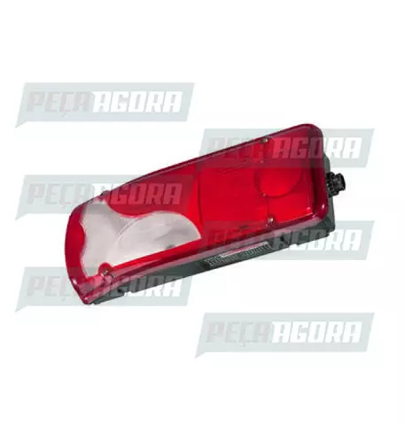 LANTERNA TRASEIRA VOLVO VM/FH/NH COM VIGIA COM SOQUETE BICOLOR ESQUERDO GAUER (4