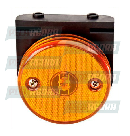 LANTERNA LATERAL GUERRA LED BIVOLT COM SUPORTE AVULSO 88MM -AM.IVA (452524)