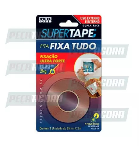 FITA ACR DUPLA FACE EXTERNO 25MMX2M TEKBOND (448029)