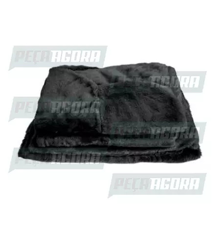 CAPA PELUCIA CHINIL BANCO S/LOGO MB ACTROS SO CARONA PRETA (456221)