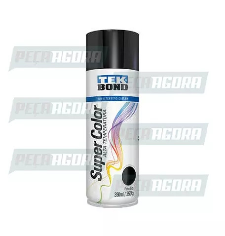 TINTA AEROSOL PRETO FOSCO ALTA TEMPERATURA 350 ML/250G (458725)