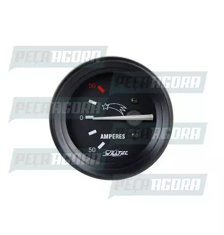 RELOGIO COMETA AMPERIMETRO 50A 60MM PT (443637)