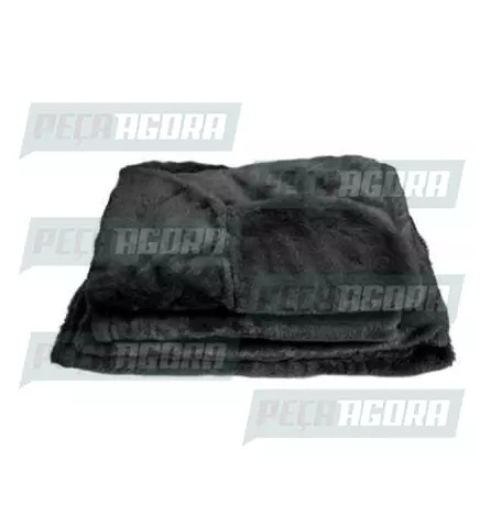 CAPA PELUCIA CHINIL BANCO S/LOGO MB 608D/708 MOTORISTA/CARONA GAUCHA PRETA (4489