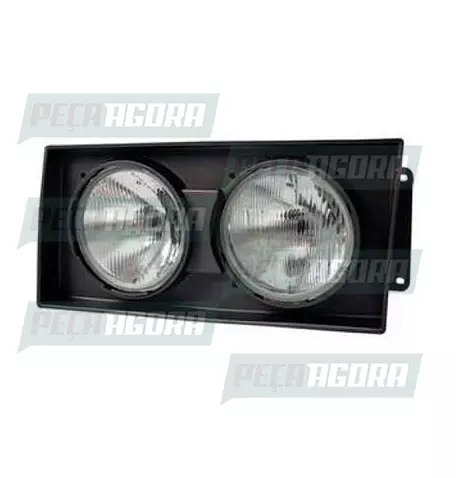 FAROL VOLKSWAGEN 2000 ... LINHA PESADA DUPLO ESQUERDO PRETA FORT LUZ (448689)