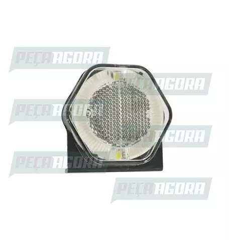 LANTERNA LATERAL CARRETA UNIVERSAL COM SUPORTE FLEXIVEL 02 LEDS - CR SINALSUL 20