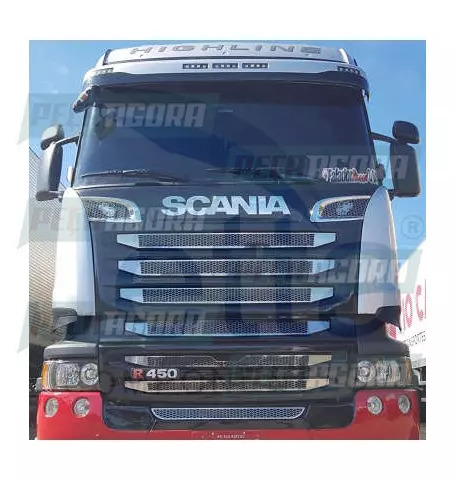 APLIQUE GRADE PARA SCANIA R SERIE 5 MASC MODERNA INOX JETTA (459761)