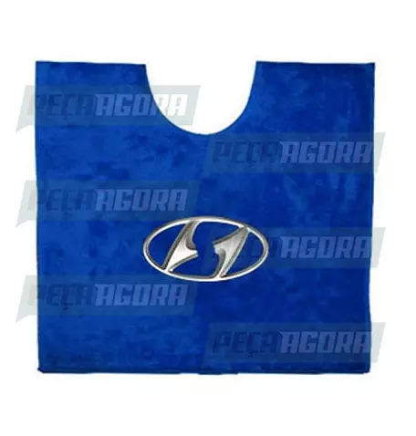 TAPETINHO PELUCIA CHINIL MEIA LUA MOTORISTA 55X50 HYUNDAI AZ (450101)