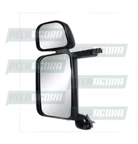ESPELHO RETROVISOR CONVEXO ELETRICO PARA SCANIA T/R COM DESENBACADORLE BEPO S-25