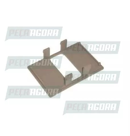 TAMPA PLASTICA DO PAINEL MB BICUDO MARROM 1 FURO CENTRAL (6886897539,)