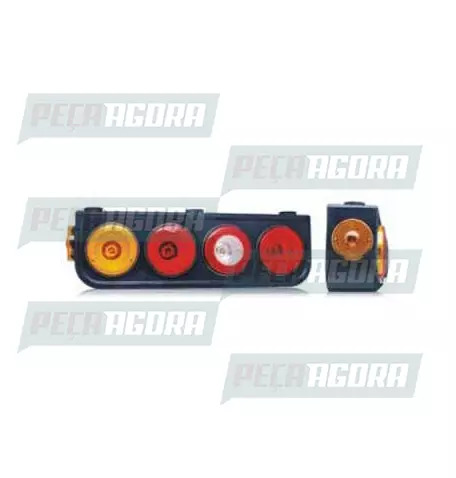LANTERNA TRASEIRA KIT RANDON METALIZADA DIREITO AF (443431)