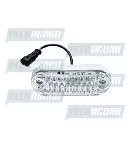 LANTERNA PLACA UNIVERSAL COM FIO BIVOLT - LED CRISTAL SINALSUL 2107 (444099)