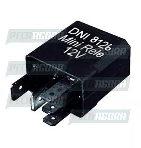 RELE AUXILIAR REVERSOR MERCEDES BENZ 5 TERMINAIS  SEM SUPORTE  30/20A 12VCOM DIO